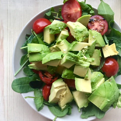 Lunch Salad with avocado!