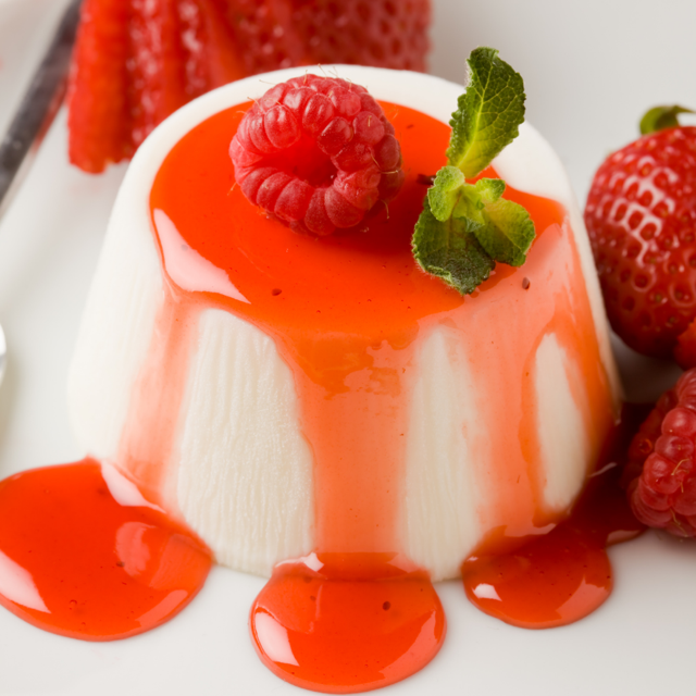 Festive Christmas Panna Cotta