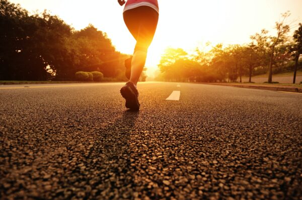 Fitness woman running